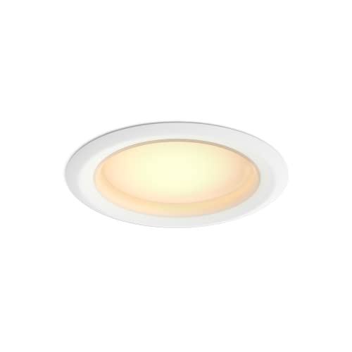 Philips Hue White Ambiance Smart Retrofit Recessed Downlight 4", Bluetooth & Zigbee Compatible (Hue Hub Optional), Smart Ceiling Lighting, 1-Pack