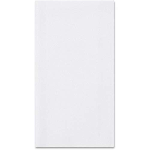 Hoffmaster 856499 Linen-Like Disposable Guest Towel, 1/6 Fold, Unfolded size 12" Width x 17" Length, Folded size 4.5" X 8.5" , White (5 Packs of 100)