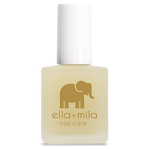 ella+mila "All About the Base - Coat Nail Polish - Long-lasting Ridge Filler Base Coat - Nail Care that Helps Smooth & Fill Natural Nails (0.45 fl oz)