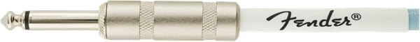 Fender Original Series Coiled Instrument Cable, Guitar Cable, Guitar Accessories, Straight/Angle, Daphne Blue, 30ft