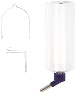 Lixit Standard Cage Water Bottles for Rabbits, Ferrets, Guinea Pigs, Hamsters, Rats, Mice and Other Small Animal's (32 Ounce, Clear Pack of 2)