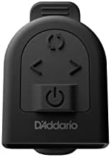 D'Addario Accessories Guitar Tuner - Micro Headstock Tuner - Tuner for Acoustic Guitar, Electric Guitar, Bass Guitar, Mandolin, Banjo, Ukelele, Cello, Double Bass & More - Universal Clip On - 1pk