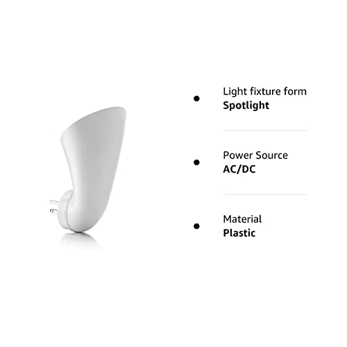 AURAGLOW Plugin GU10 Spotlight Uplighter Wall Sconce Wash Light Plug Socket Outlet Uplight Lamp **N0 LED Bulb Included**