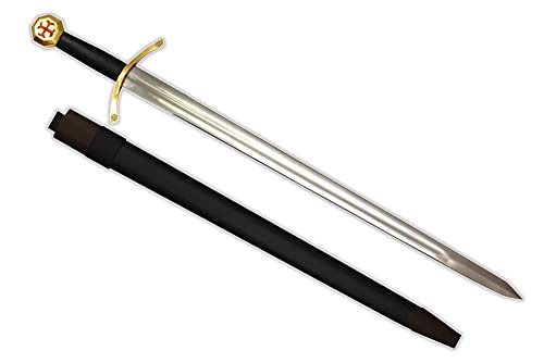 Medeival Warrior 12th Century Razor Sharp Knights Templar Medieval War Sword