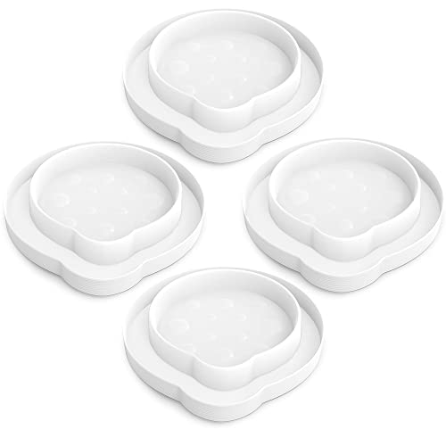 ASPECTEK Bed Bug Trap, Bed Bug Interceptor, Bed Bug Traps (Pack of 4). Flea Traps, Safe Eco Friendly, Bed Bug Eliminator (White)