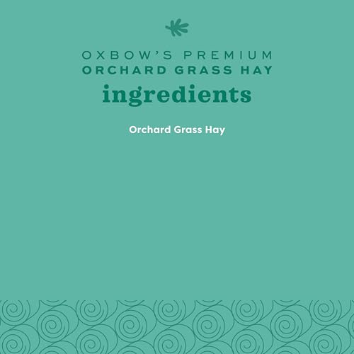 Oxbow Animal Health Orchard Grass, Guinea Pig Hay, Rabbit Hay, Small Pet Bunny Supplies, All Natural Grass for Guinea Pig, Bunny, Chinchilla & Hamster, Oxbow Rabbit Supplies for Bunnies, 9 lb. box