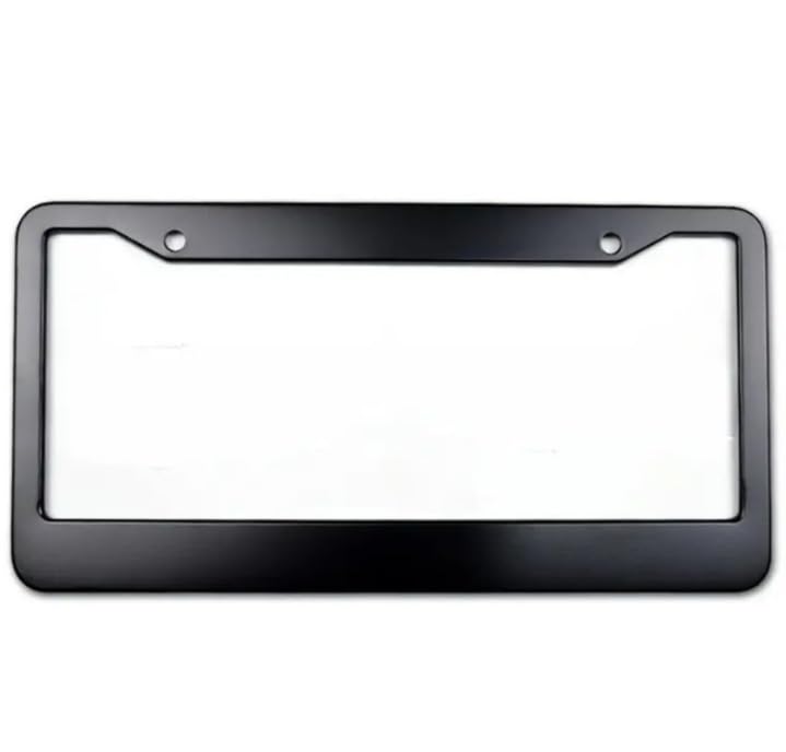 1pc - The Office Funny Black Plastic or Aluminum License Plate Frame Truck Car Van Décor Car Accessories Meme Gifts Auto Parts (Chrome Graphics, Plastic Frame)