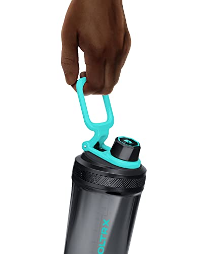 VOLTRX Shaker Bottle, Gallium USB C Rechargeable Electric Protein Shake Mixer, Shaker Cups for Protein Shakes and Meal Replacement Shakes, BPA Free, Made with Tritan, 24oz