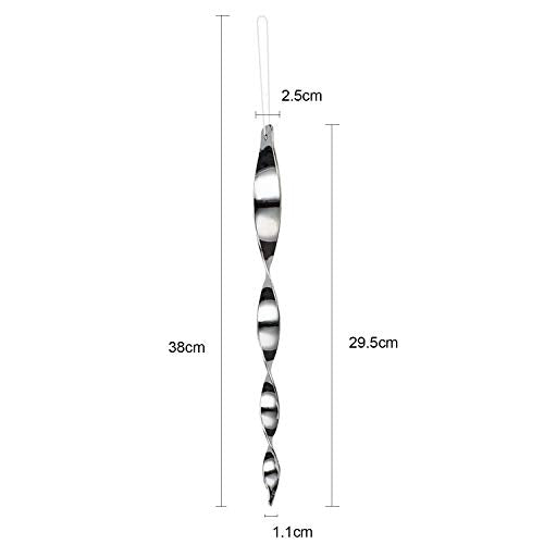Woodpecker Bird Scare Devices,Reflective Scare Rods Control Device to Keep Birds Away from Patio Pool(Christmas Reflective Strip Hanging Home as Decoration) (12pcs)