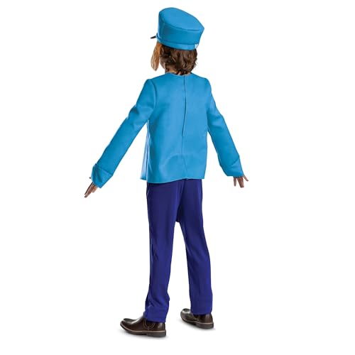 Disguise Dog Man Costume for Kids, Deluxe Official DogMan Movie Jumpsuit with Hat and Ears, Child Size (4-6)