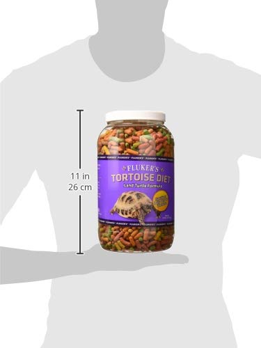 Fluker's Tortoise Diet, Large Pellet Food, Land Turtle Formula, 3.5 lbs.