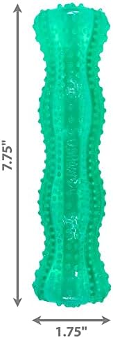 KONG Squeezz Dental Stick - Dog Toy for Cleaning Teeth - Flexible Chew Toy for Gentle & Mild Chewers - for Medium/Large Dogs