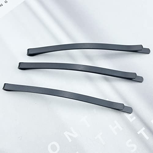 50 Black Jumbo Bobby Pins, 3.34 Inch Metal Hair Clips Hair Pin Bobby-pins Hairpins Hair Accessories for Women Thick Long Updo Hair Style