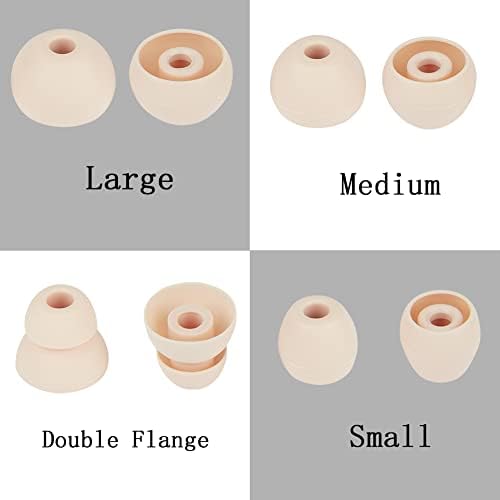 Silicone Earbud Replacement Tips Compatible with Powerbeats Pro Beats Wireless Earphone Headphones,4 Pairs Replacement Earbuds Cap