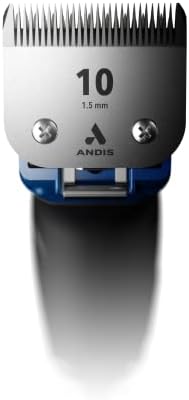 Andis 68520 Excel Professional 5-Speed Detachable Blade Clipper Kit - Animal/Dog Grooming, Rotary Motor, Soft-Grip Anti-Slip Housing, 14-Inch Cord, for All Coats & Breeds, SMC, Blue