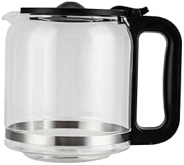 14 Cup Glass Coffee Pot Replacement - Compatible with Cuisinart DCC-3200 Series DCC-2200,DCC-2800,DCC-2600,DCC-1800FR,CBC-7400, CBC-7000PC,CBC-6800 Coffee Makers, Replacement Glass Cofee Carafe