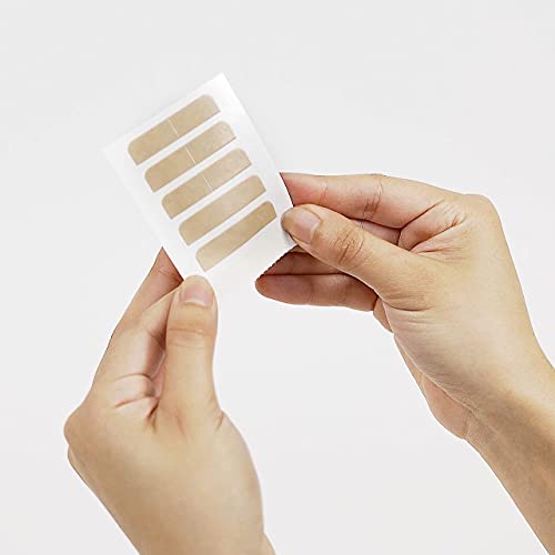 The Hair Shop Smart Tabs Tape-in Hair Extension Tape - Professional Strong No-Residue Bonding Double-Sided Replacement Tape for 100% Remy Human Hair Extensions, 60 Tabs (4 cm x 0.9 cm)