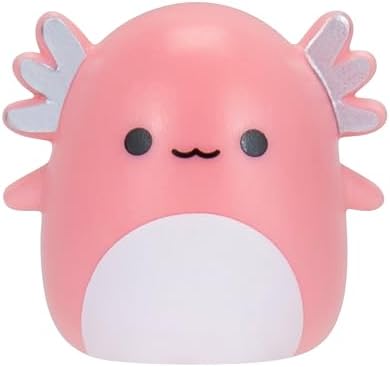 Squish-a-longs 25 Pack - Series 1 - (25) 1” Mini-Squish with 5 Accessories, Ring, and Collector’s Guide - Collect, Trade, & Play