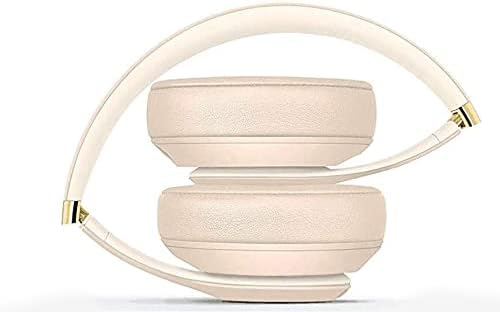 SoloWIT Replacement Ear Pads Cushions for Beats Studio 2 & Studio 3 Wired & Wireless Headphones, Earpads with Soft Protein Leather, Noise Isolation Memory Foam, Added Thickness - Sand