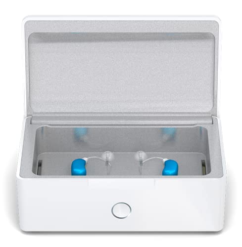 PerfectDry Q.R. 45 min. Ultra Fast Hearing Aid Dryer & Dehumidifier Accessory | Dry Box Kit | Removes Sweat & Moisture from Hearing Aids, Airpods, Wireless Earbuds, Ear Amplifiers, Cochlear Implants
