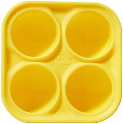WOOF Pupsicle Treat Tray Mold, Small 10-25 lbs, Silicone Molds for Dog Treats, Dishwasher Safe, Reusable Treat Tray, Freeze Refill Treats For The Pupsicle Toy
