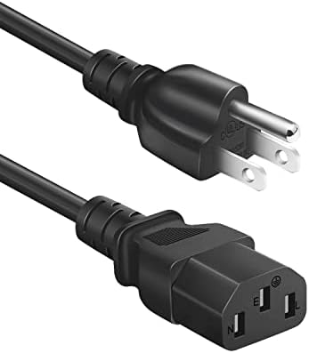 3D Printer Power Cord for Creality Ender/CR/Sermoon Series,18AWG Universal Replacement 3 Prong AC Power Cable,6 Ft(1.8 Meters)