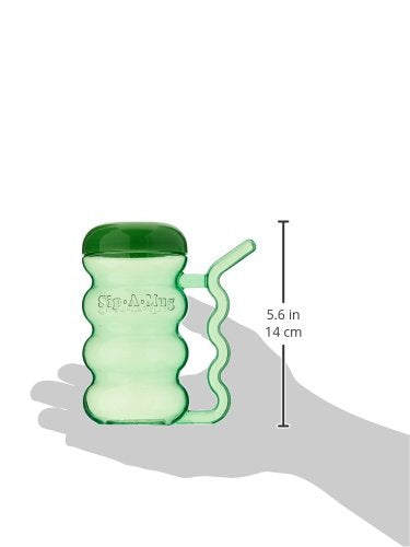 Sammons Preston Small Cup with Built-In Straw, 13 oz. Sippy Cup with Secure Lid and Handle for Spill Prevention, Spillproof Mug with Fun Straw for Kids, Elderly, Disabled, and Handicapped