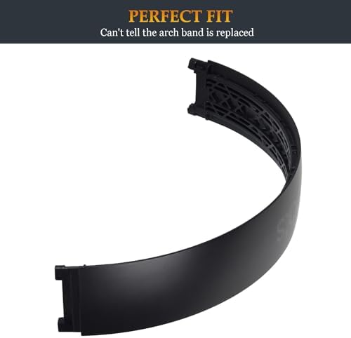 Beat Studio 3 Headband Replacement Parts as Same as Stock Arch Band Repair Kit Compatible with Beats by Dre Studio 3/A1914 and Studio 2 Wired/Wireless (B0500/B0501) Over-Ear Headphones (Matte Black)