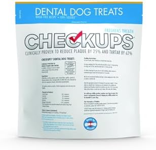 Dental Dog Treats for Oral Care, Fresh Breath & Plaque Control - 24 Treats, 48 oz. (2 Pack) - Delicious Chews for Happy and Healthy Dogs