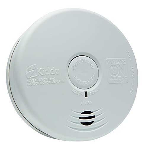 Kidde Smoke Detector & Carbon Monoxide Detector Combo with 10-Year Battery,White