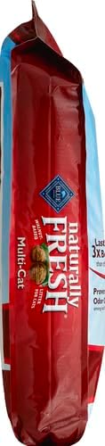 Naturally Fresh Cat Litter Made From Walnut Shells, Unscented, Multi-Cat, Upcycled, Low Dust, Sustainable, 26 Lbs
