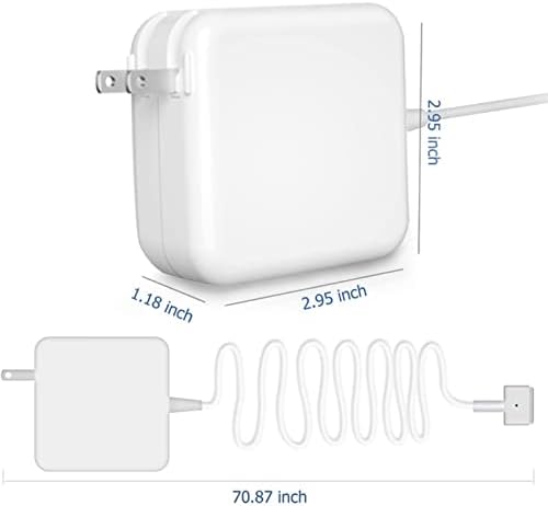 Mac Book Air Charger, Replacement 45W T-Tip AC Power Adapter for Charging Mac Book Air 11-inch and 13-inch