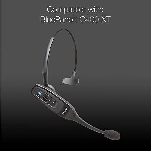 Ear Cushion Kit for Blue Parrott C400-XT Bluetooth Headset 204159 - Replacement Accessories - Ear Cushions, Microphone Foam Windscreens Covers by Global Teck
