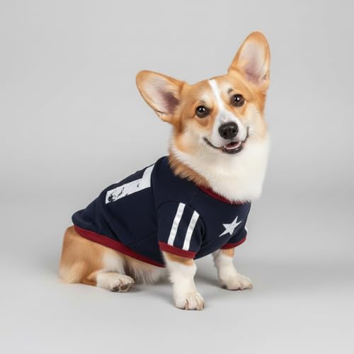 LUVMOJO 3-Pack Sweaters for X-Large Dogs, Dog Pajamas &Sleepwear, Stretchy Athletic Tees & Jersey for Doggy, Sweatshirts for Girl & Boy Pets Corgi, Fall Winter Clothes for Beagle, Puppy T-Shirt XL