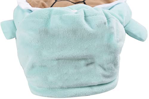 Dog Cat Halloween Costumes - Pet Turtle Cosplay Clothes, Adorable Flannel Tortoise Puppy Pajama Outfit, Soft Velvet Christmas Doggie Hoodies, Funny Fleece Sweater for Small Medium Large Dogs, XX-Small