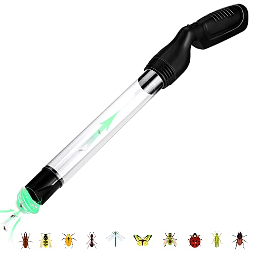 Bug Vacuum for Adults Spider Vacuum Battery Powered Bug Grabber with LED Light for Adults Kids Stink Bug Spider Ant Moth Cockroach Small Insect Bedbug (1 Pack)