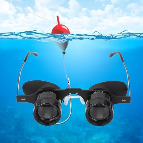 Fishing Binoculars, 3X Hands Binocular Glasses for Fishing, Bird Watching, Sports, Concerts, Opera Glasses with Accessories