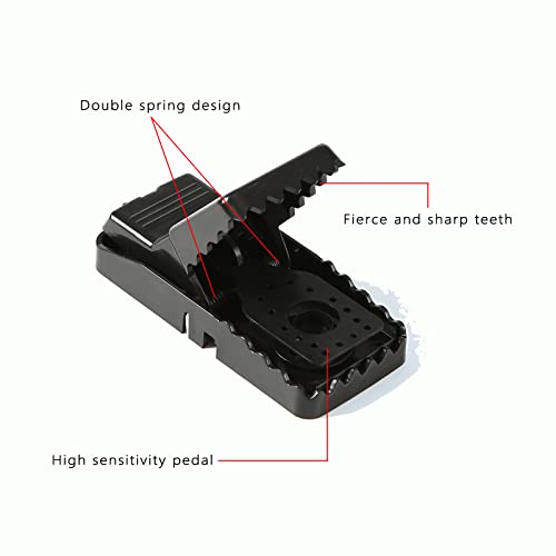 Zfyoung Mouse Traps, Mice Traps for House, Small Mice Trap Indoor Quick Effective Sanitary Safe Mousetrap Catcher for Family and Pet - 6 Pack (Mouse Trap 1)