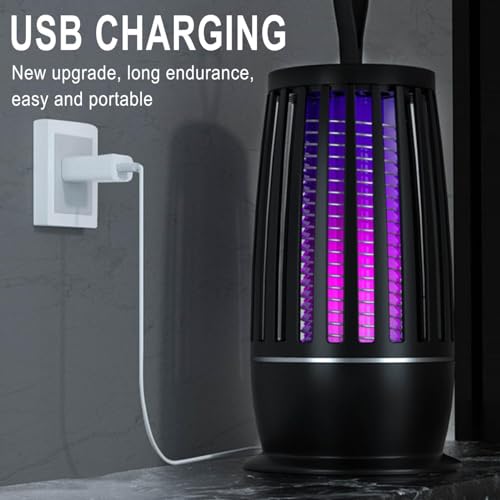 CSEONE Electric ๐ฉ๐๐ ๐๐๐๐๐๐ for Indoor & Outdoor - Rechargeable ๐ด๐๐๐๐๐๐๐ & ๐ญ๐๐ ๐ฒ๐๐๐๐๐, Portable Quiet USB LED Light ๐ป๐๐๐ for Home Office #Daily Use (Black)