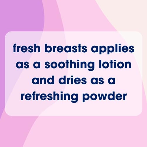 Fresh BREASTS Anti Chafing Deodorant Lotion to Powder, 3.4oz (2 Pack) - Anti Chafe Cream Whole Body Deodorant for Women, Inner Thighs & Areas that Sweat, No Talc, Aluminum and Fragrance