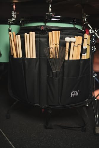 Meinl Cymbals Professional Drumstick Sling Bag with Extra Wide Shape and Body Strap — Includes Floor Tom Hooks — Also for Mallets, Brushes, Rods or Accessories (MSSB)