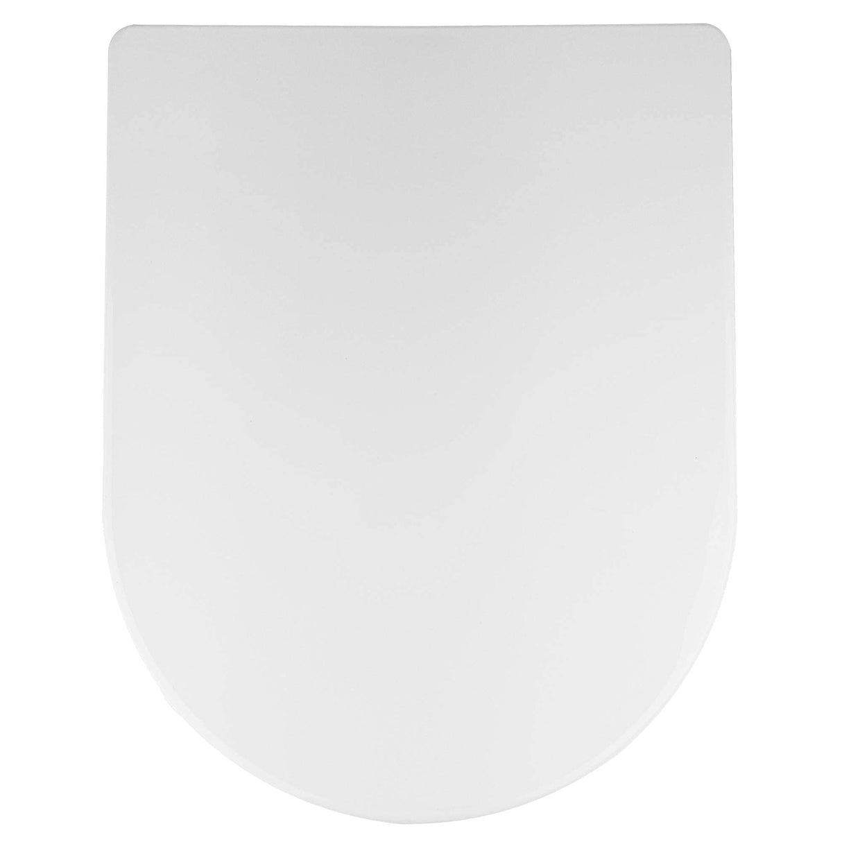 ECOSPA Family Toilet Seat D Shap with Removable Child Seat, Soft Close Quick Release, Easy Top & Bottom Mounting with Adjustable Hinges in White