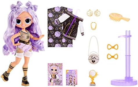 L.O.L. Surprise! OMG Sports Fashion Doll Sparkle Star with 20 Surprises Including GoSporty-Chic Fashion Outfit and Accessories, Holiday Toy Playset, Great Gift for Kids Girls Boys 4 5 6+ Years