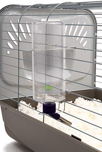 Lixit Standard Cage Water Bottles for Rabbits, Ferrets, Guinea Pigs, Hamsters, Rats, Mice and Other Small Animal's (32 Ounce, Clear Pack of 2)