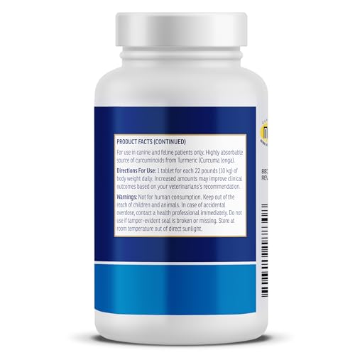 Rx Vitamins CurcuWIN - Curcumin for Dogs & Cats - Vitamins and Supplements, Allergy Relief - Provides Immune Support & Aids Digestive Support - Joint Supplement - 90ct