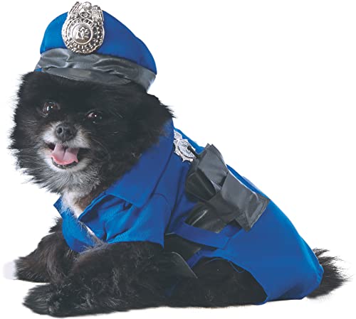 Rubies Police Officer Pet Costume for Dogs or Cats, XXXL