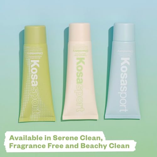 Kosas Chemistry Deodorant - Aluminium and Baking Soda Free + BO-Fighting AHA Serum that Exfoliates, Softens, and Nourishes the Skin, (Fragrance Free)