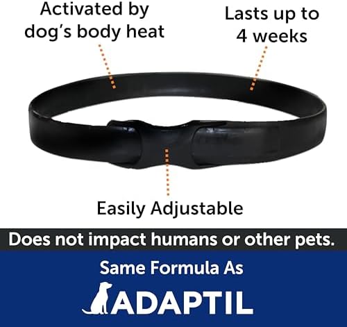 ThunderEase Calming Anti Anxiety Pheromone Collar for Dogs (Small)