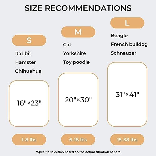 1 Pack 3 Blankets Super Soft Cute Dot Pattern Pet Blanket Flannel Throw for Dog Puppy Cat Dot (Large(41x31), Beige/Brown/Pink)