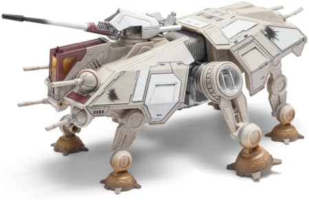STAR WARS Micro Galaxy Squadron at-TE - 9-inch Six-Legged Vehicle with 2.5-Inch Speeder and Five 1-Inch Micro Figure Accessories